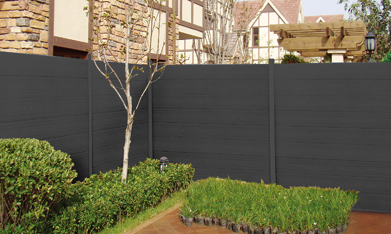 Superior 6ft High Privacy Fence - Slate Grey - eComposite Products